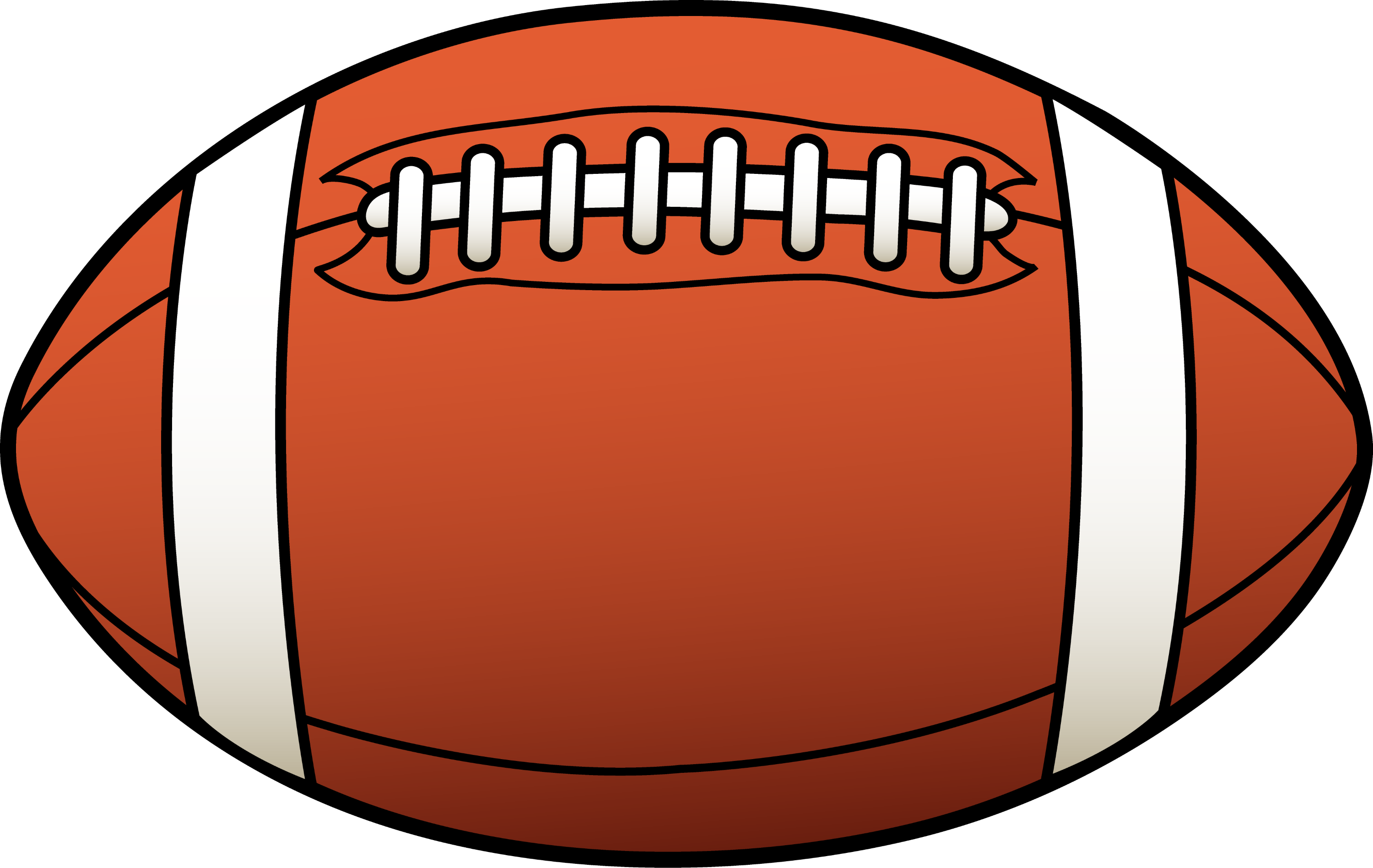 Rugby Ball Or American Football Free Clip Art