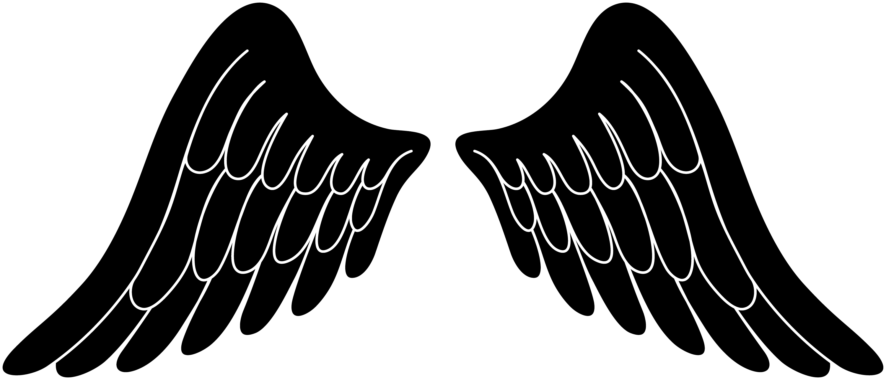 free clip art of angel wings - photo #34