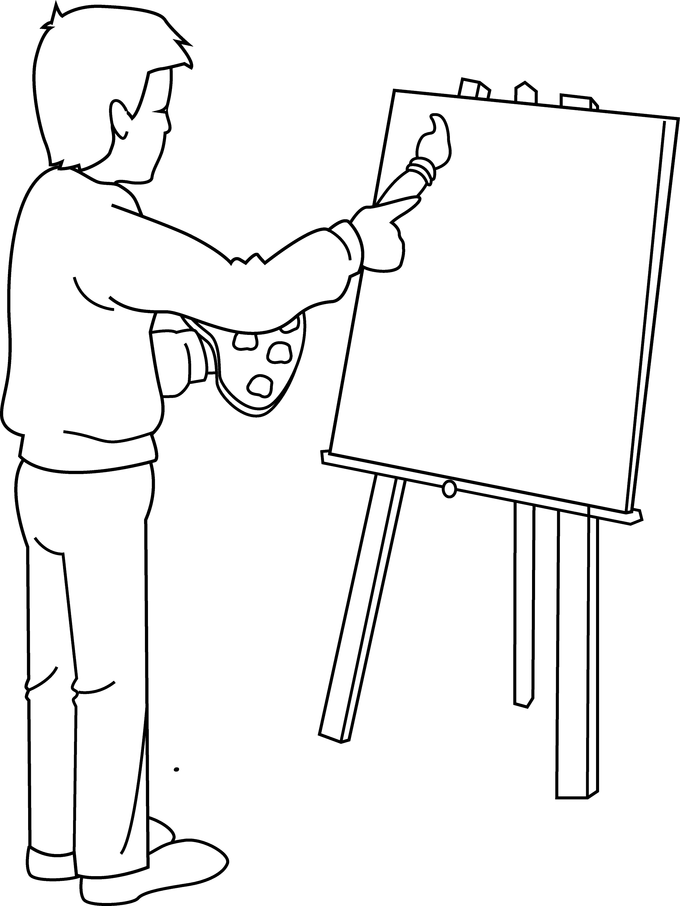 paintings coloring pages - photo #39