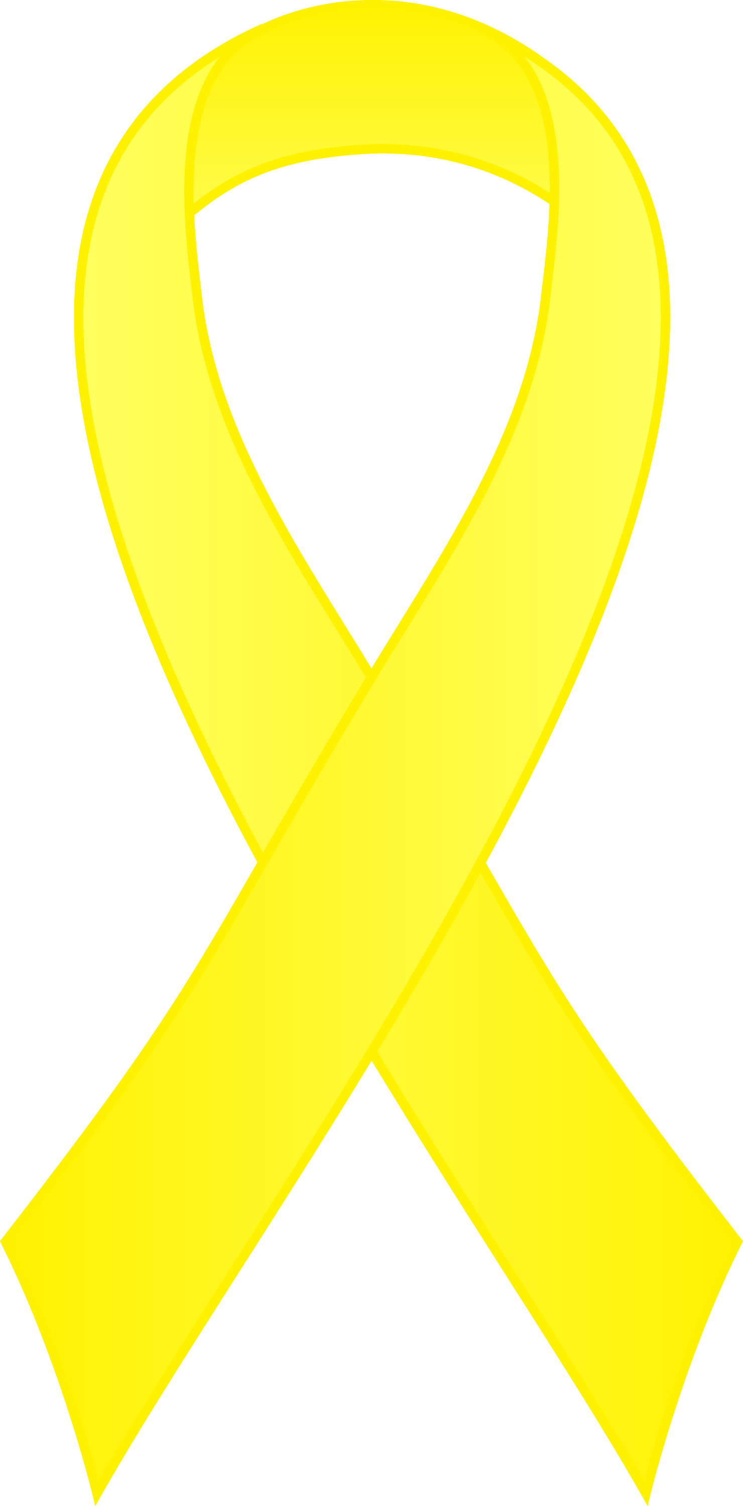 free clip art yellow ribbon - photo #5