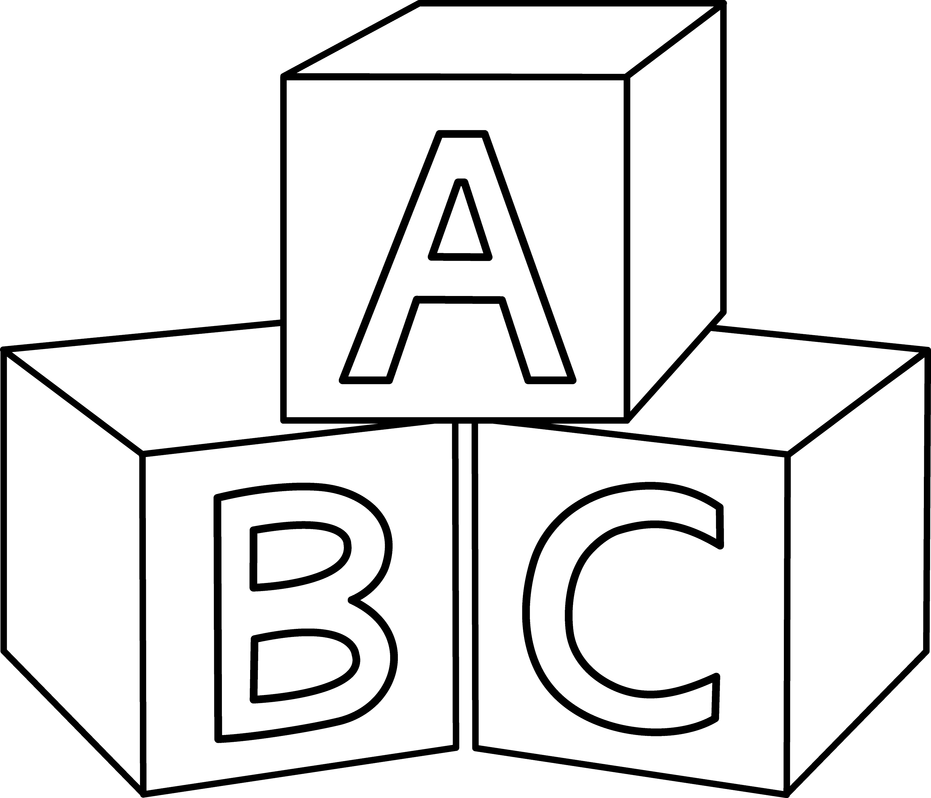 abc blocks clipart - photo #35