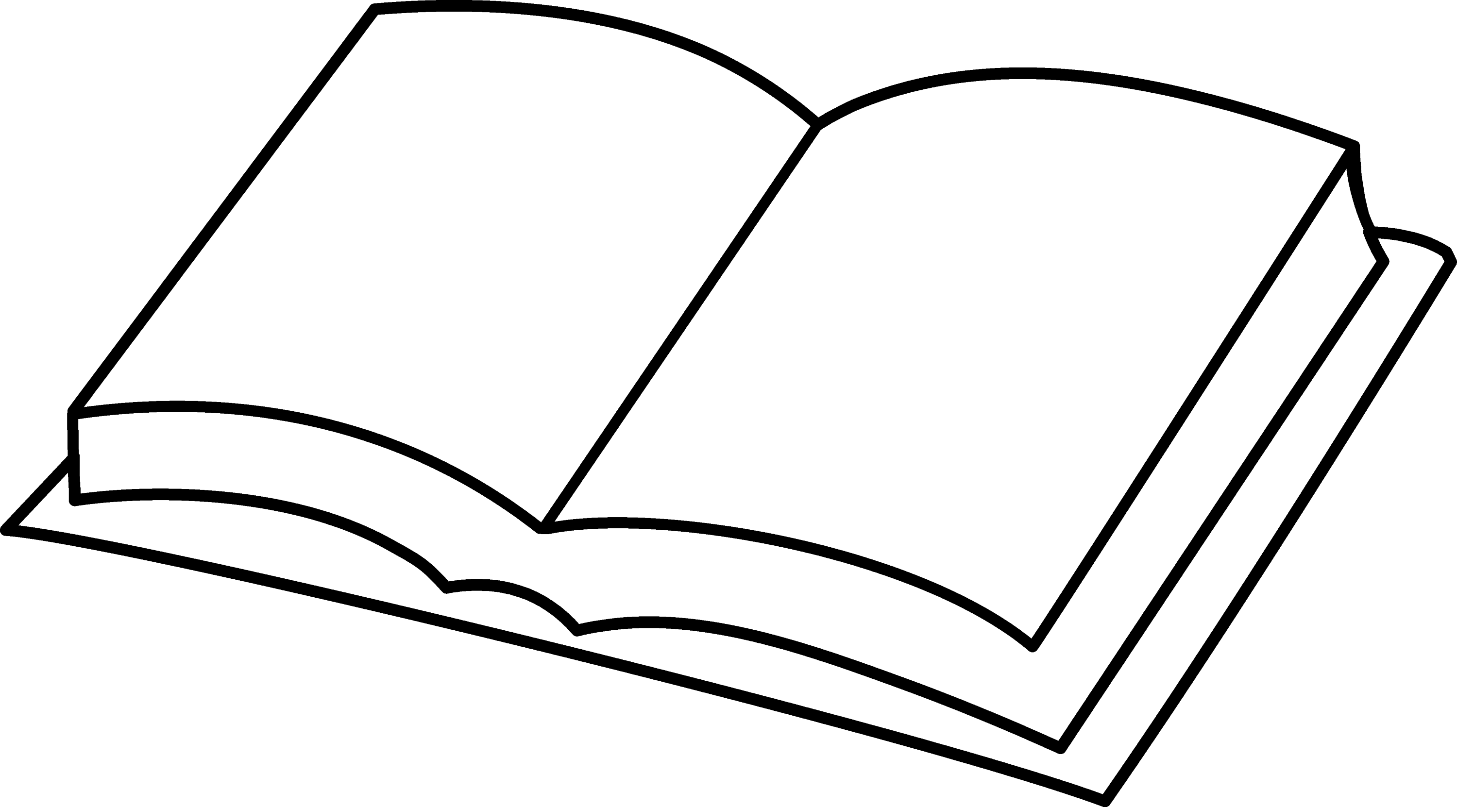 clipart open book blank pages - photo #37
