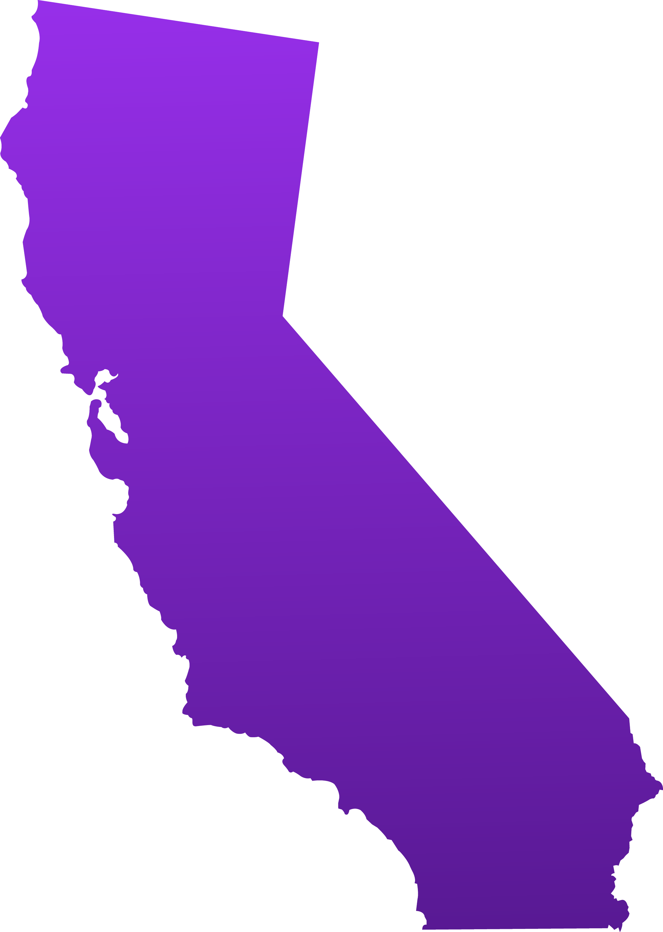 clip art california map - photo #2