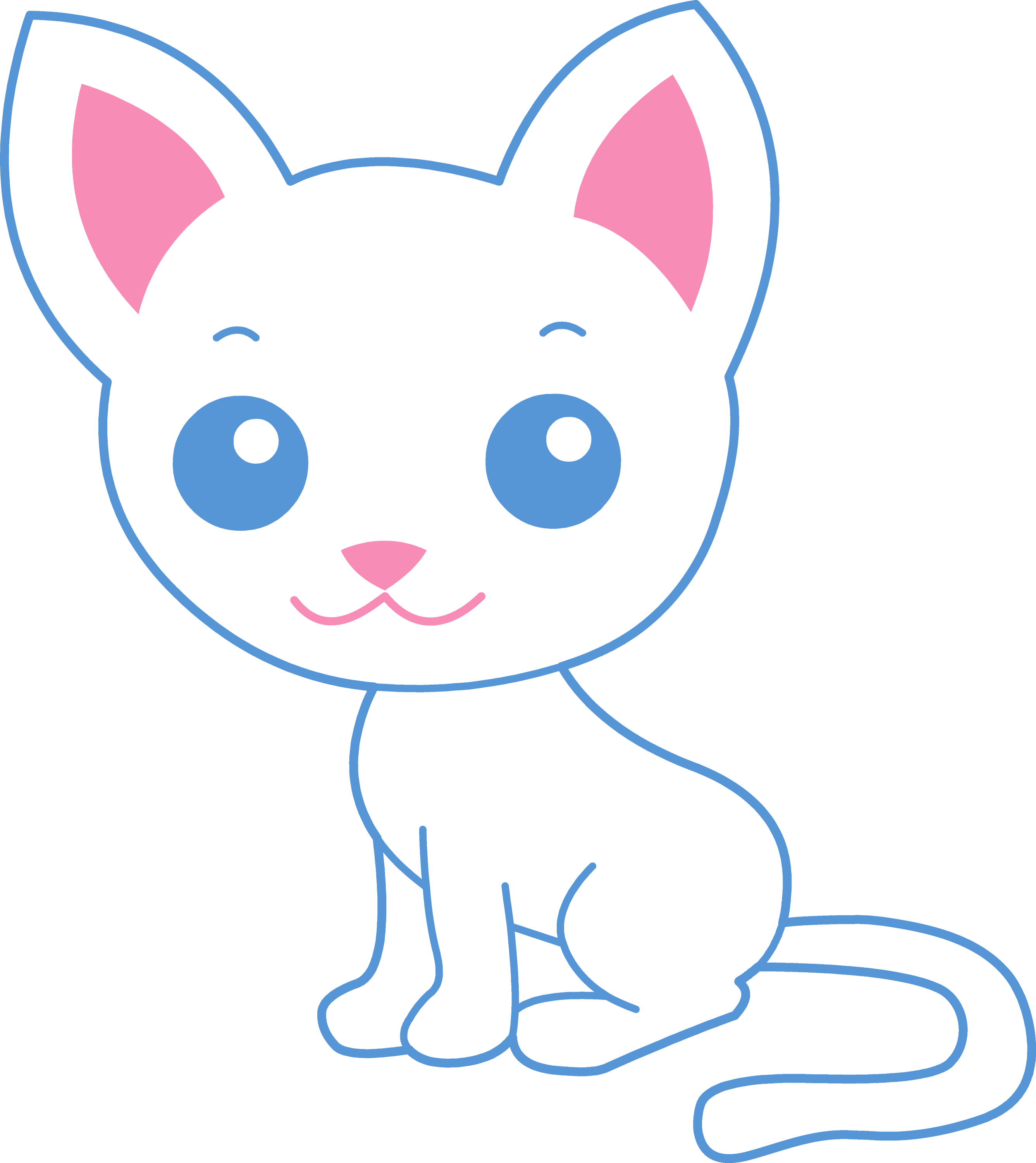 cat cute clipart - photo #12