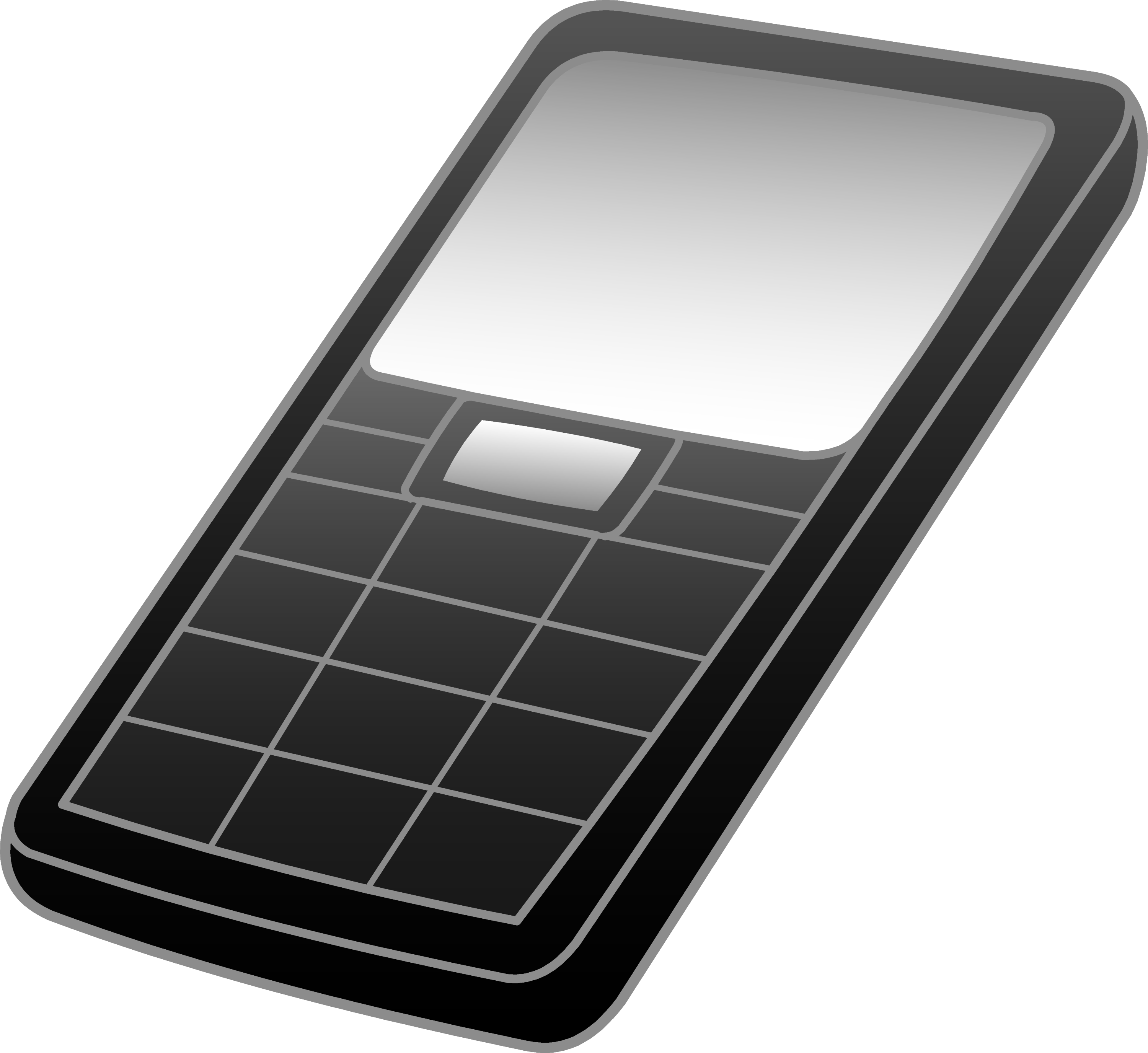 cell phone clipart black and white - photo #26