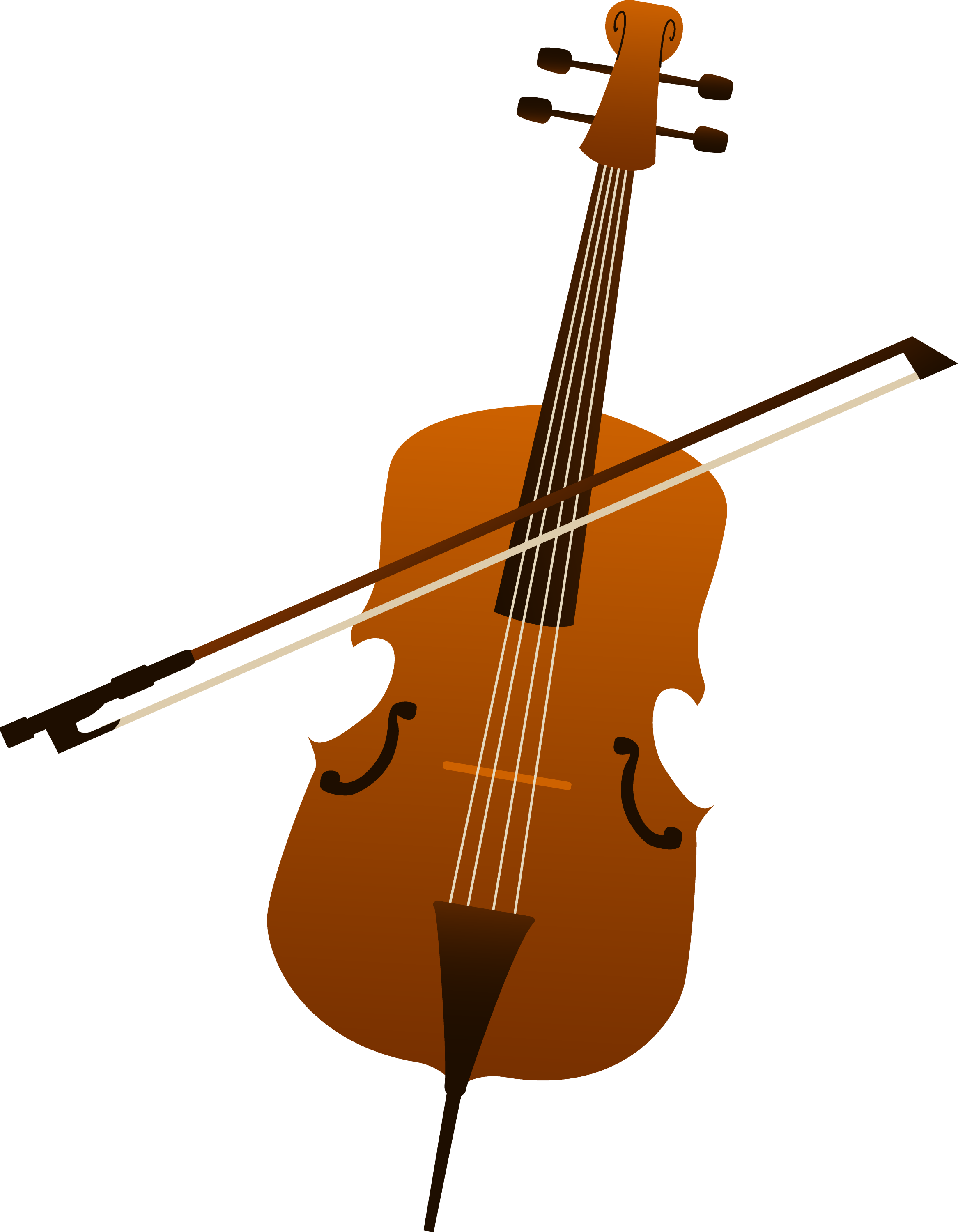 Elegant Cello Design - Free Clip Art