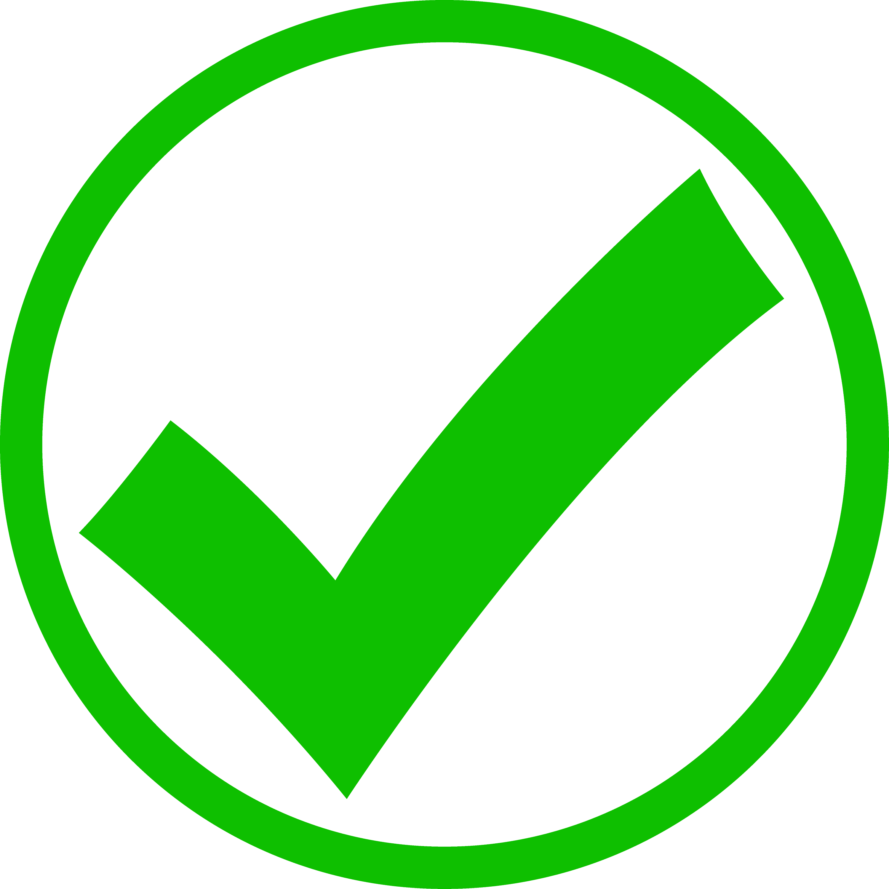 Green Check Mark In Circle Free Clip Art