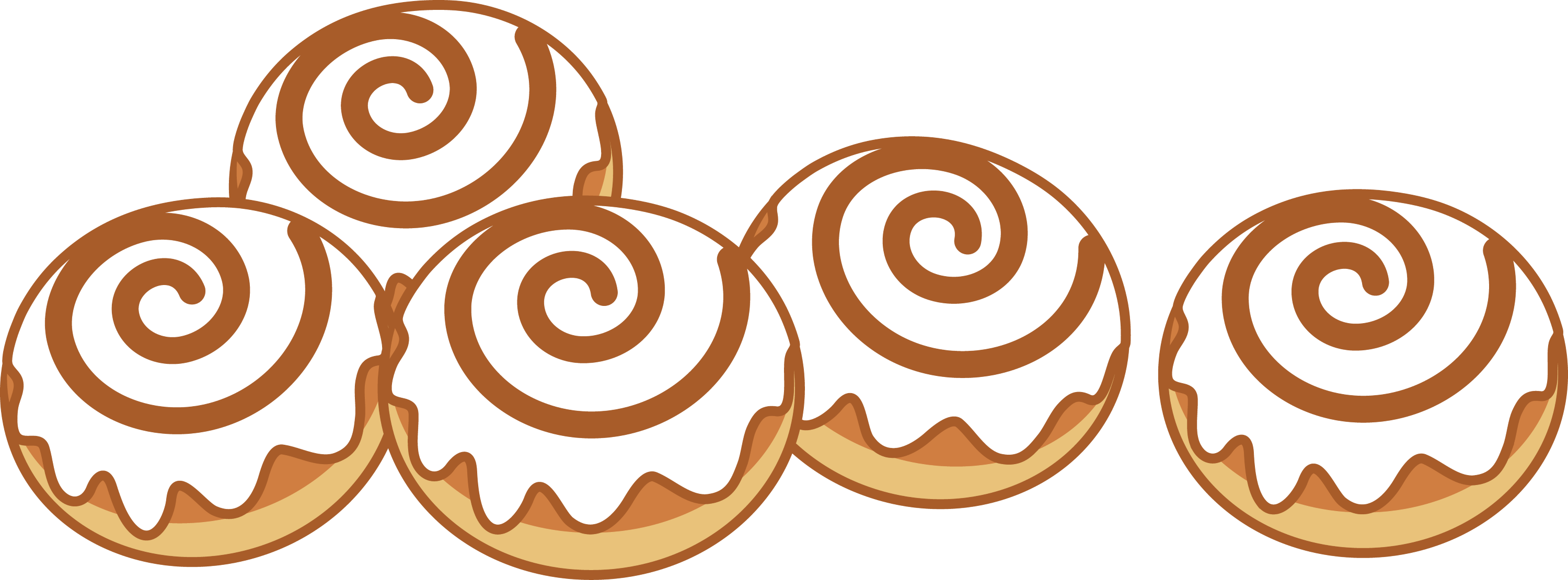 Image result for cinnamon roll Clip Art