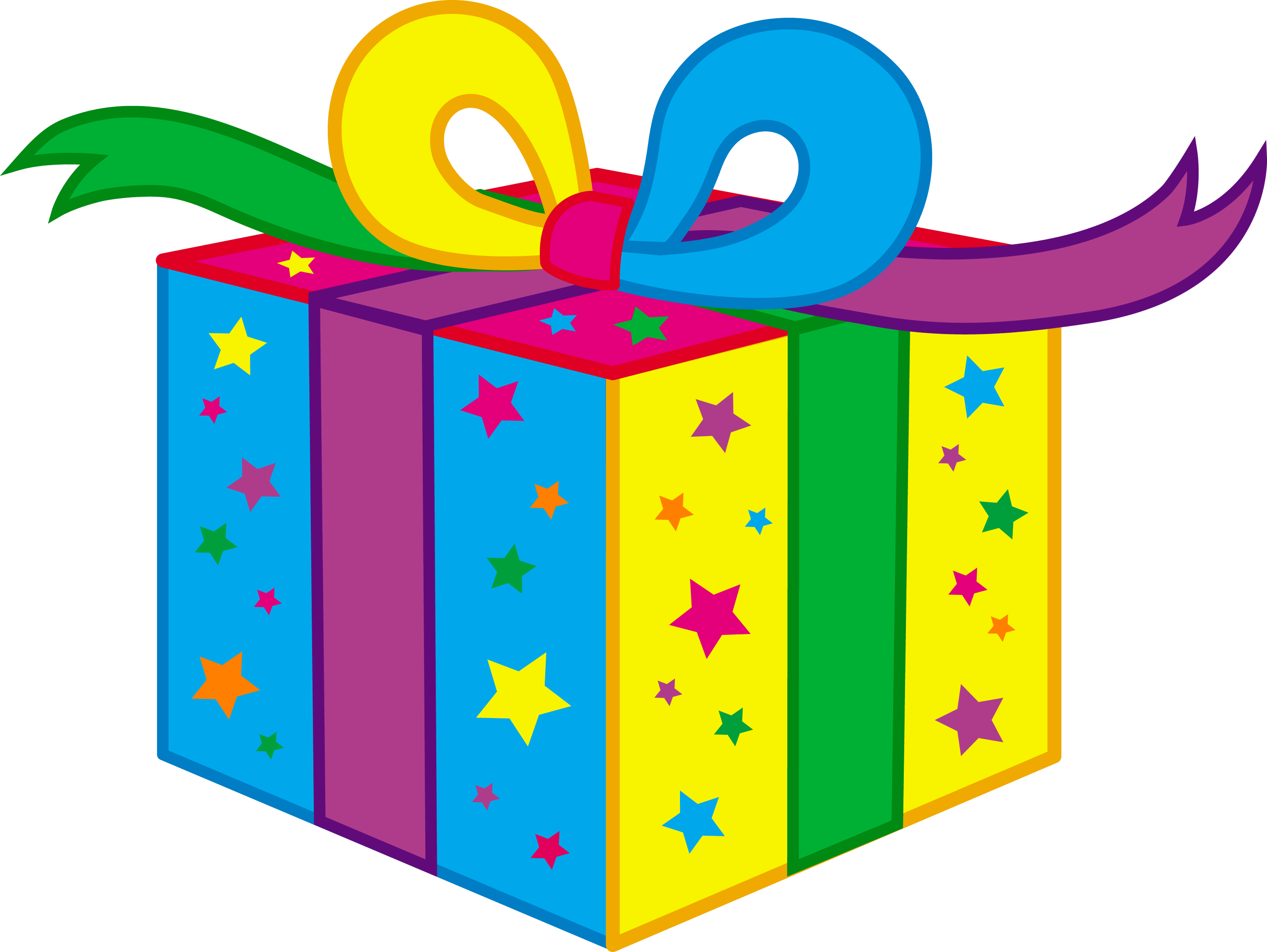 Kids Birthday Party Present - Free Clip Art