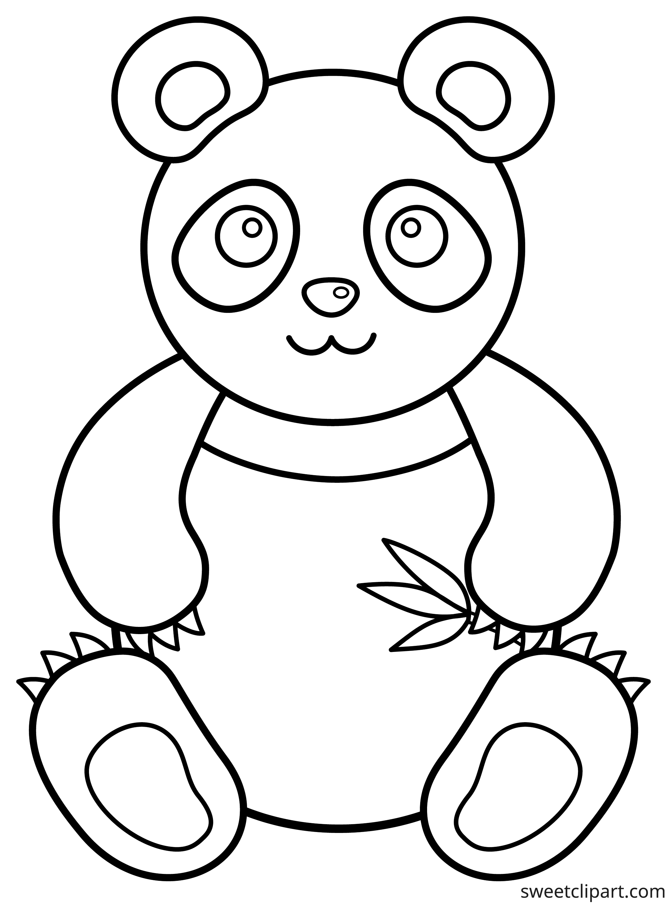 Printable Panda Coloring Pages