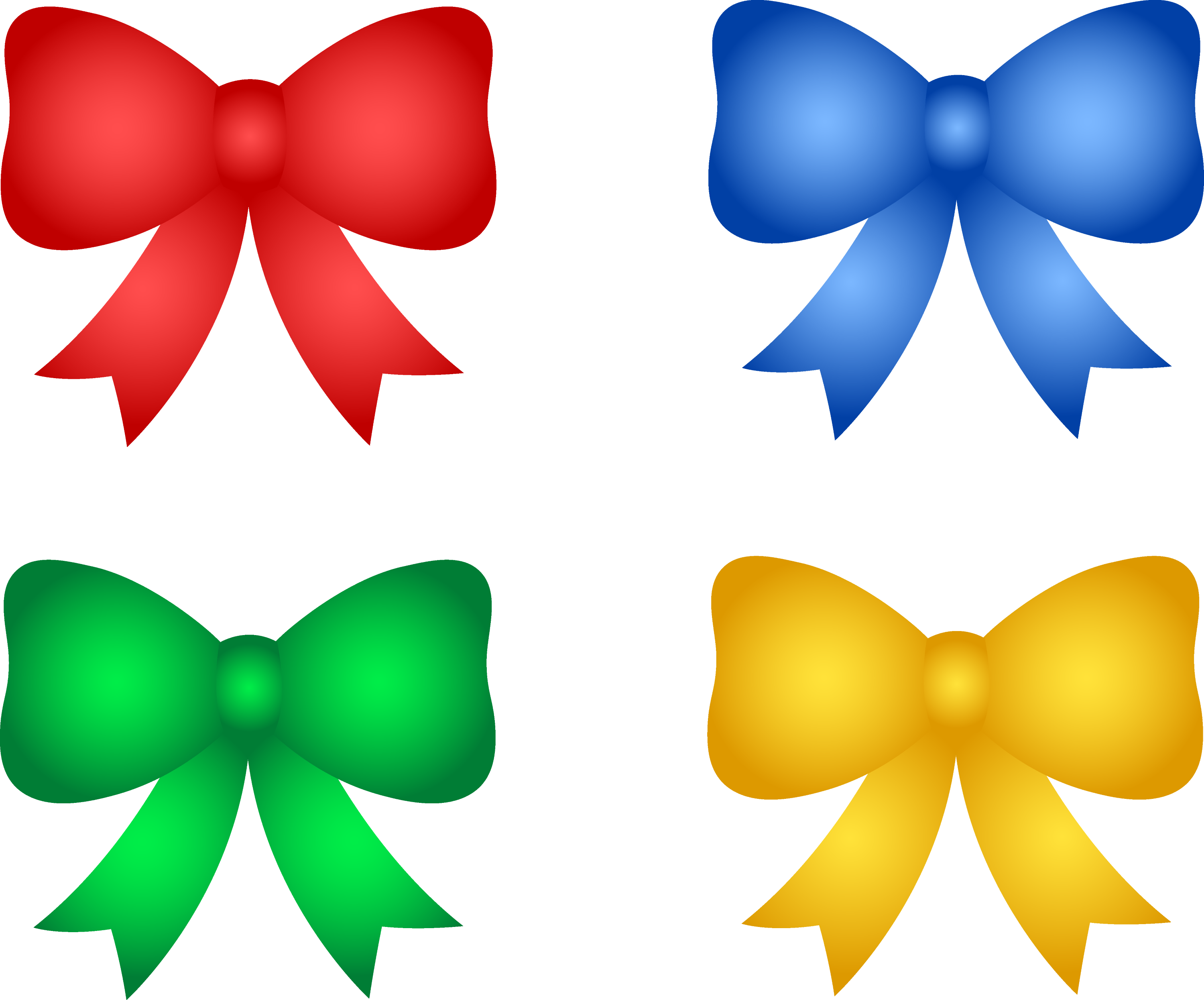 yellow bow clipart - photo #39