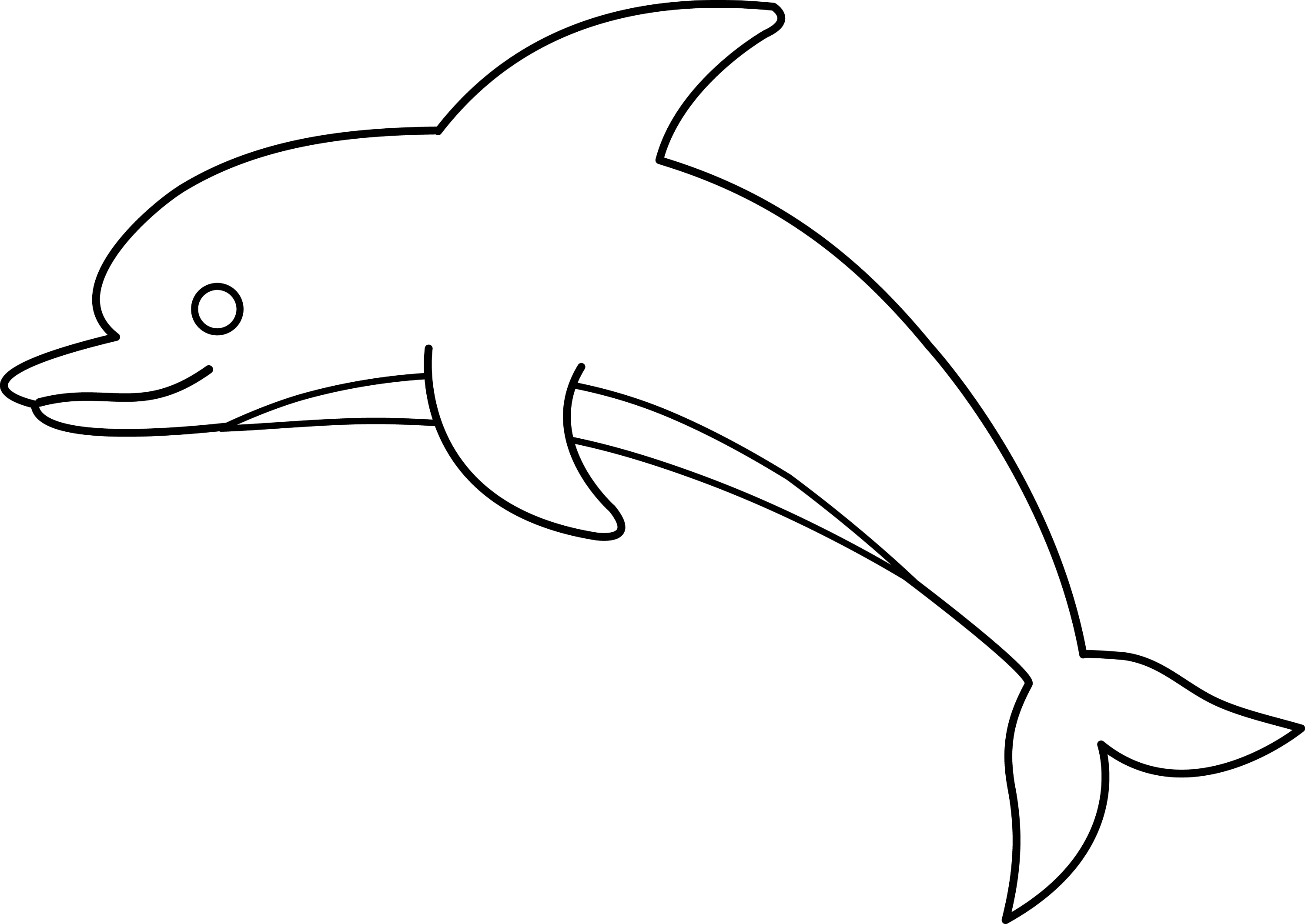 Printable Dolphin Pictures Printable Blank World