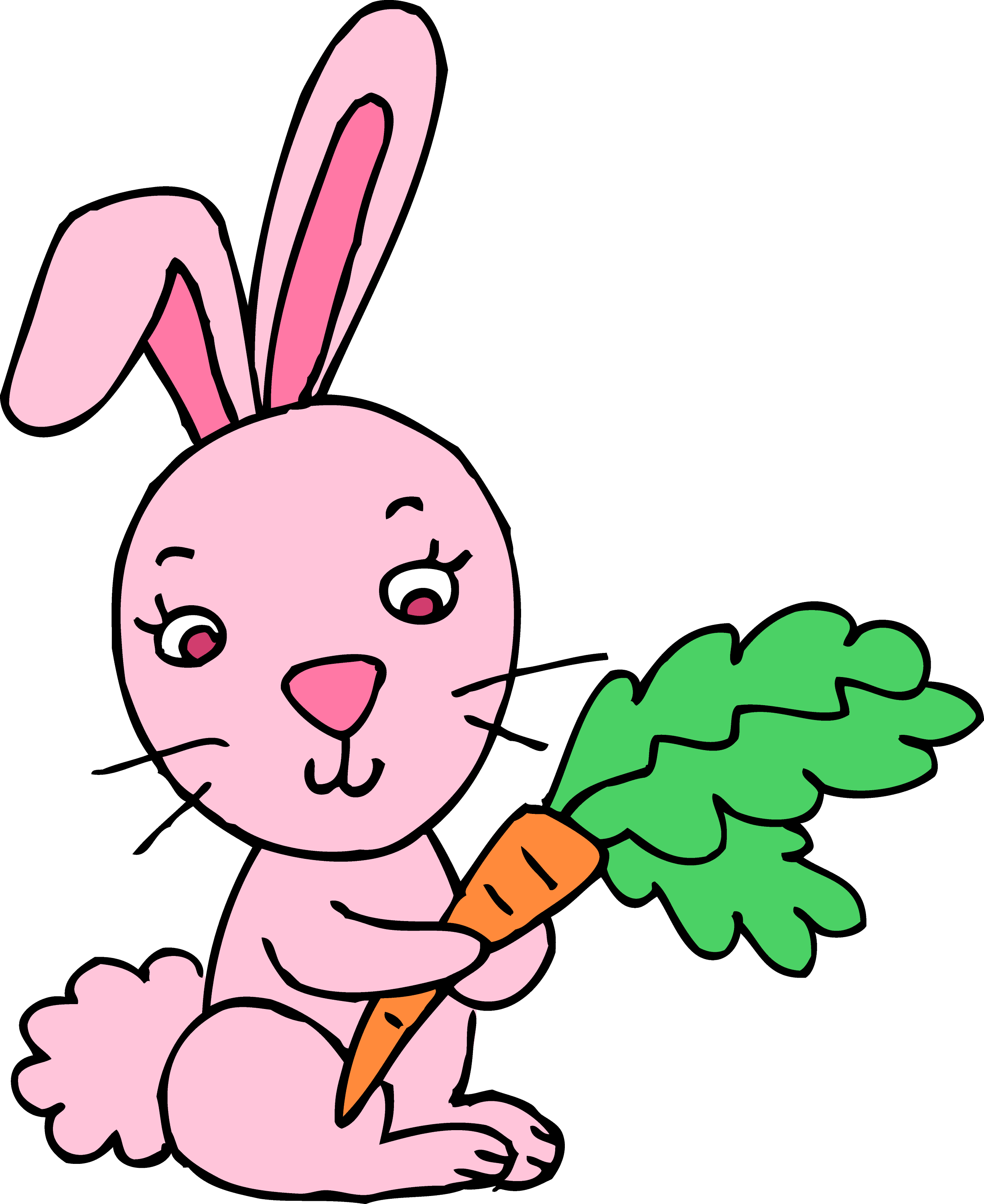 free cartoon easter bunny clipart - photo #23