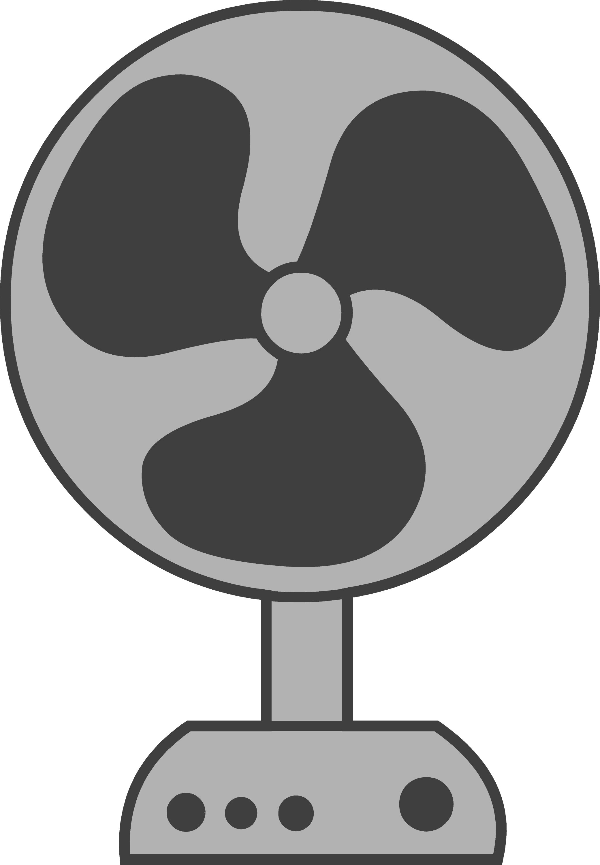 Electric Fan Logo Design - Free Clip Art