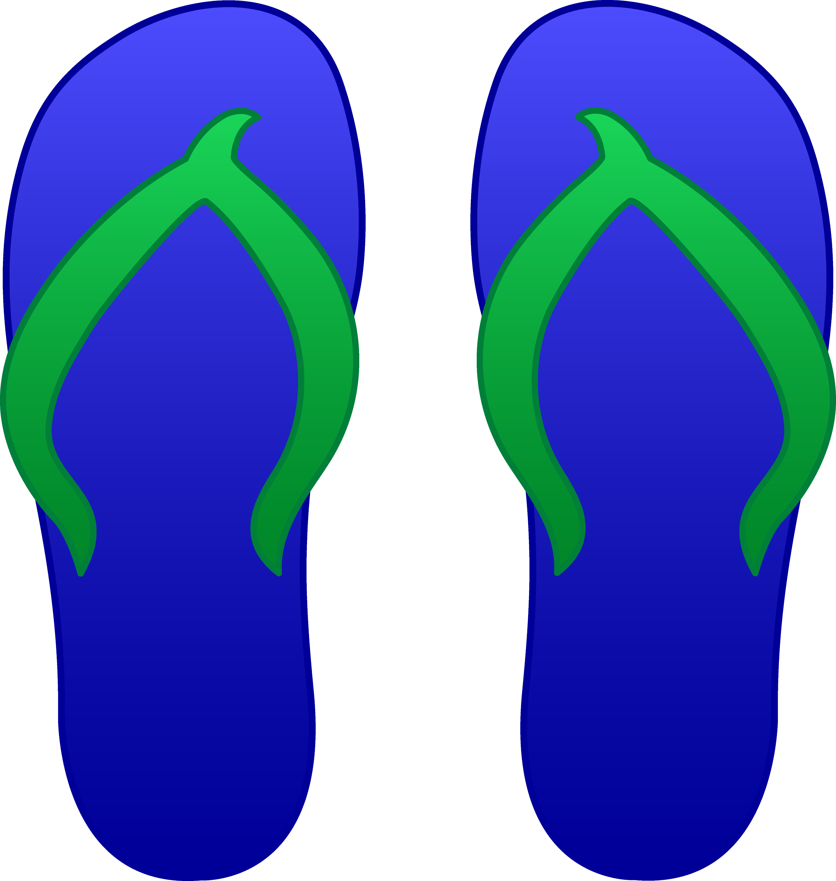 blue-flip-flops-free-clip-art