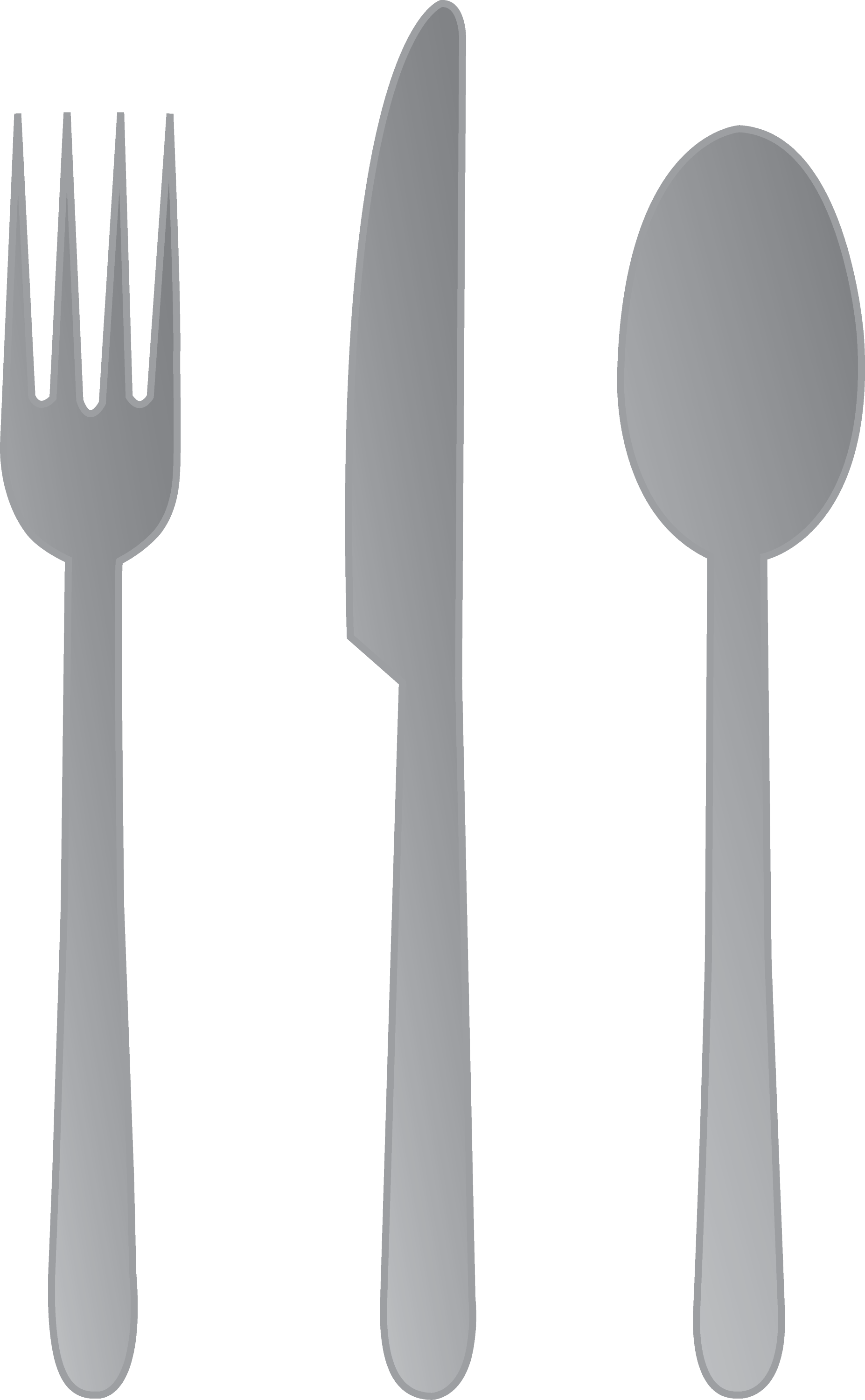 Fork Knife and Spoon - Free Clip Art