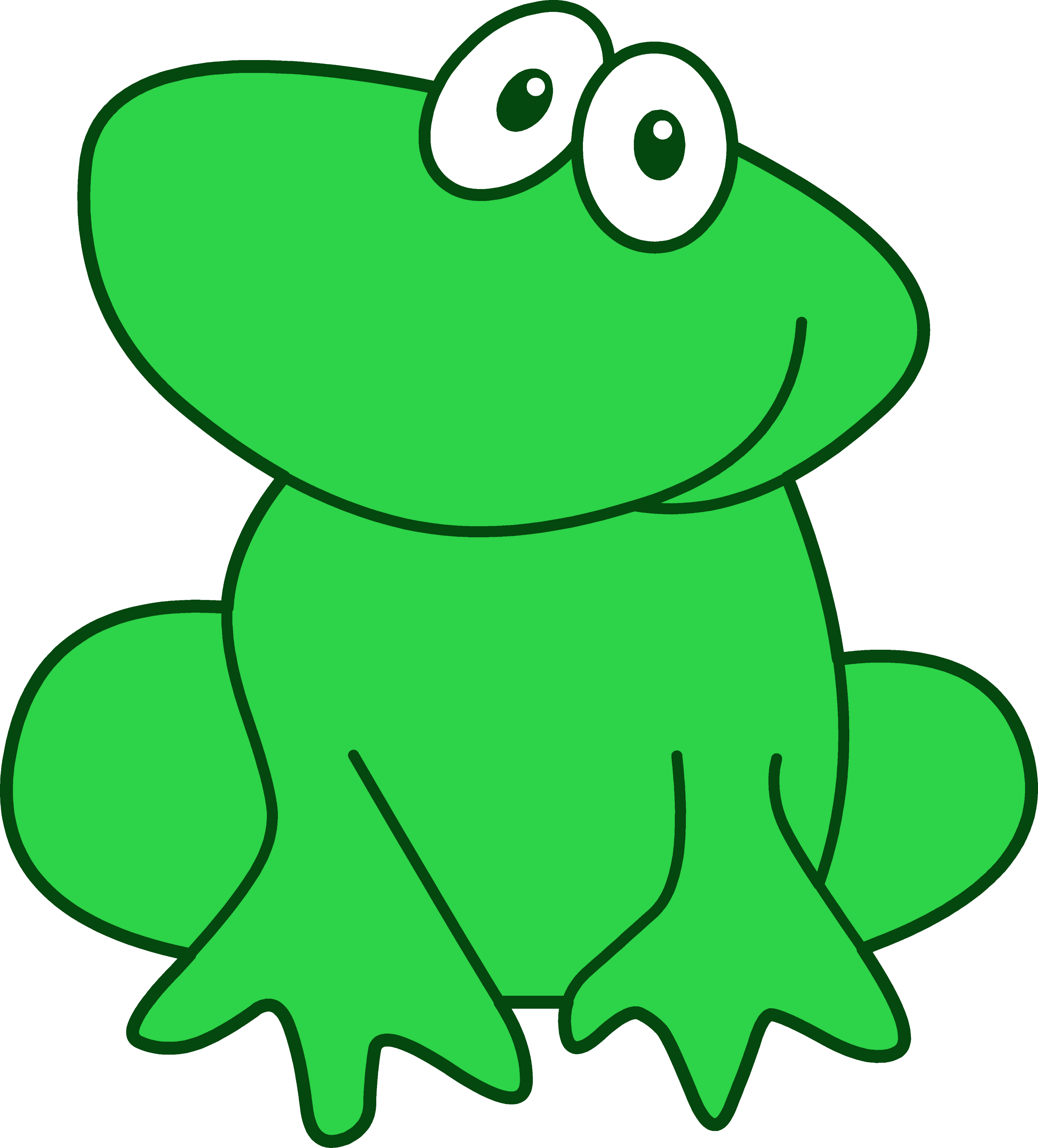 green frog clipart - photo #4