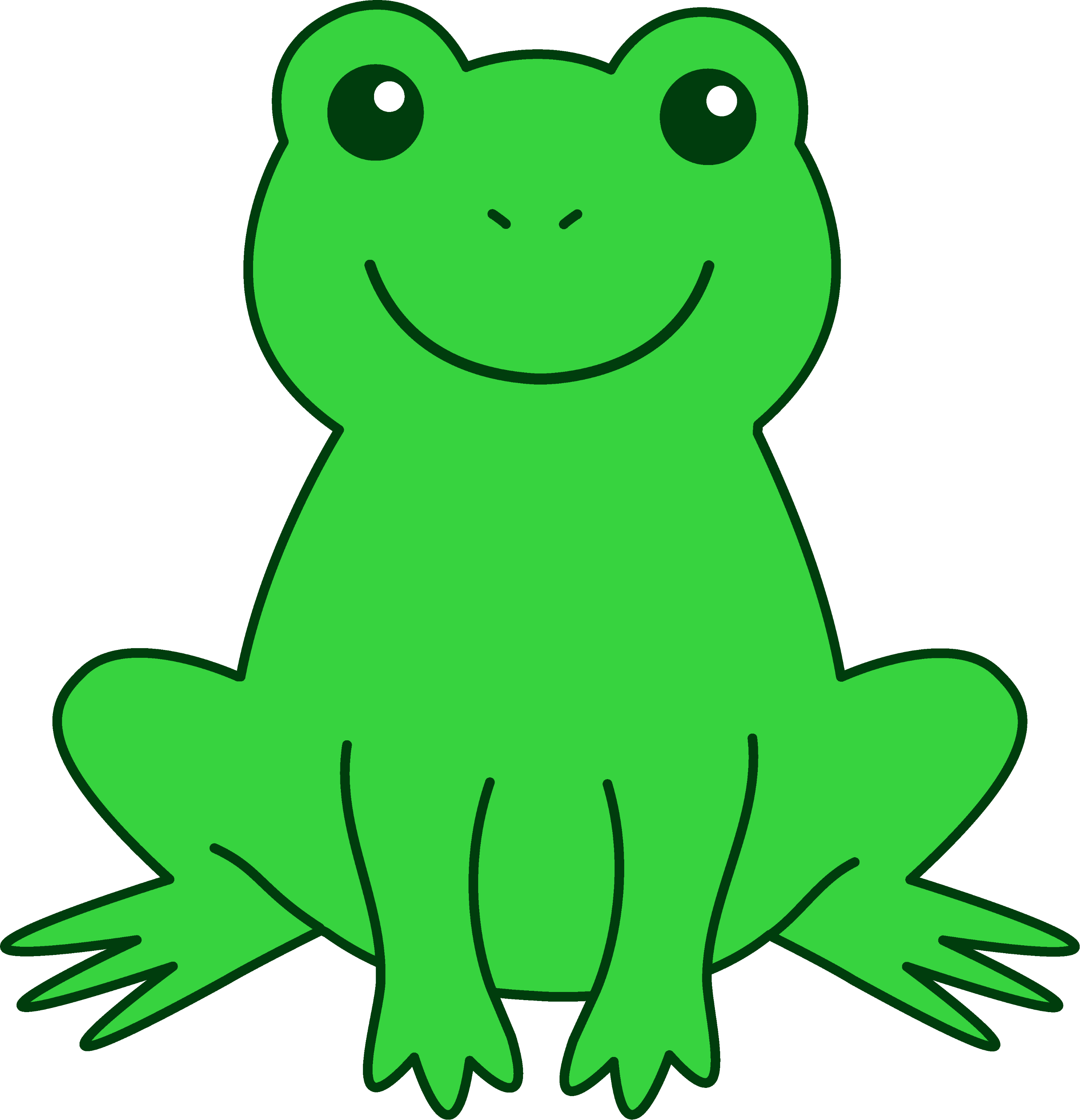 clipart cartoon frogs - photo #5