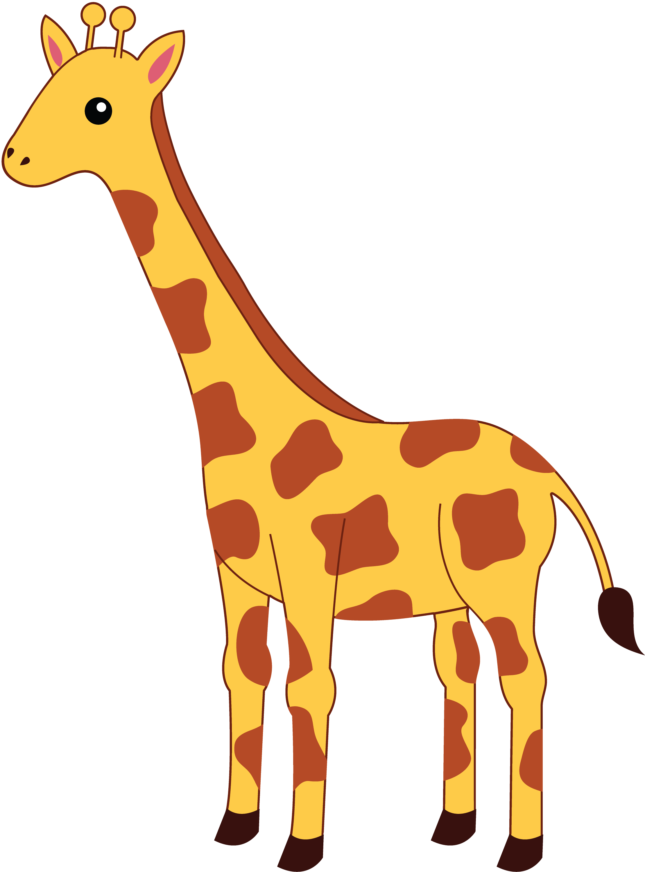 giraffe cartoon clipart - photo #4