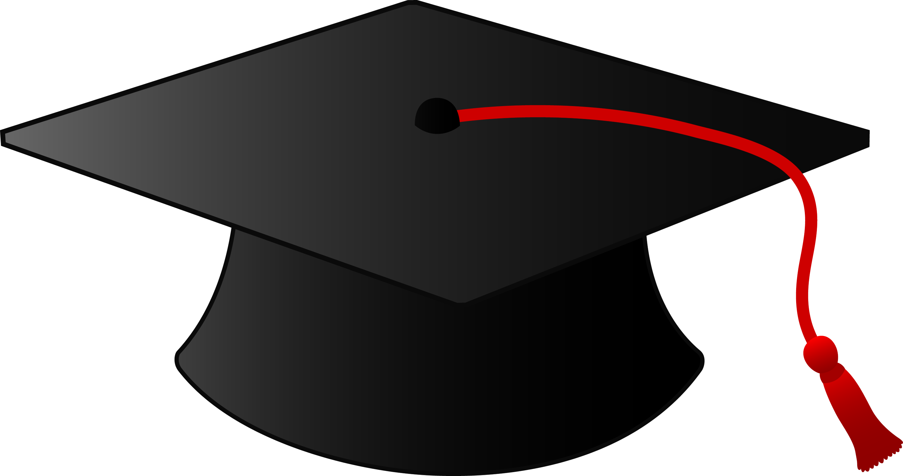 free red graduation cap clipart - photo #17