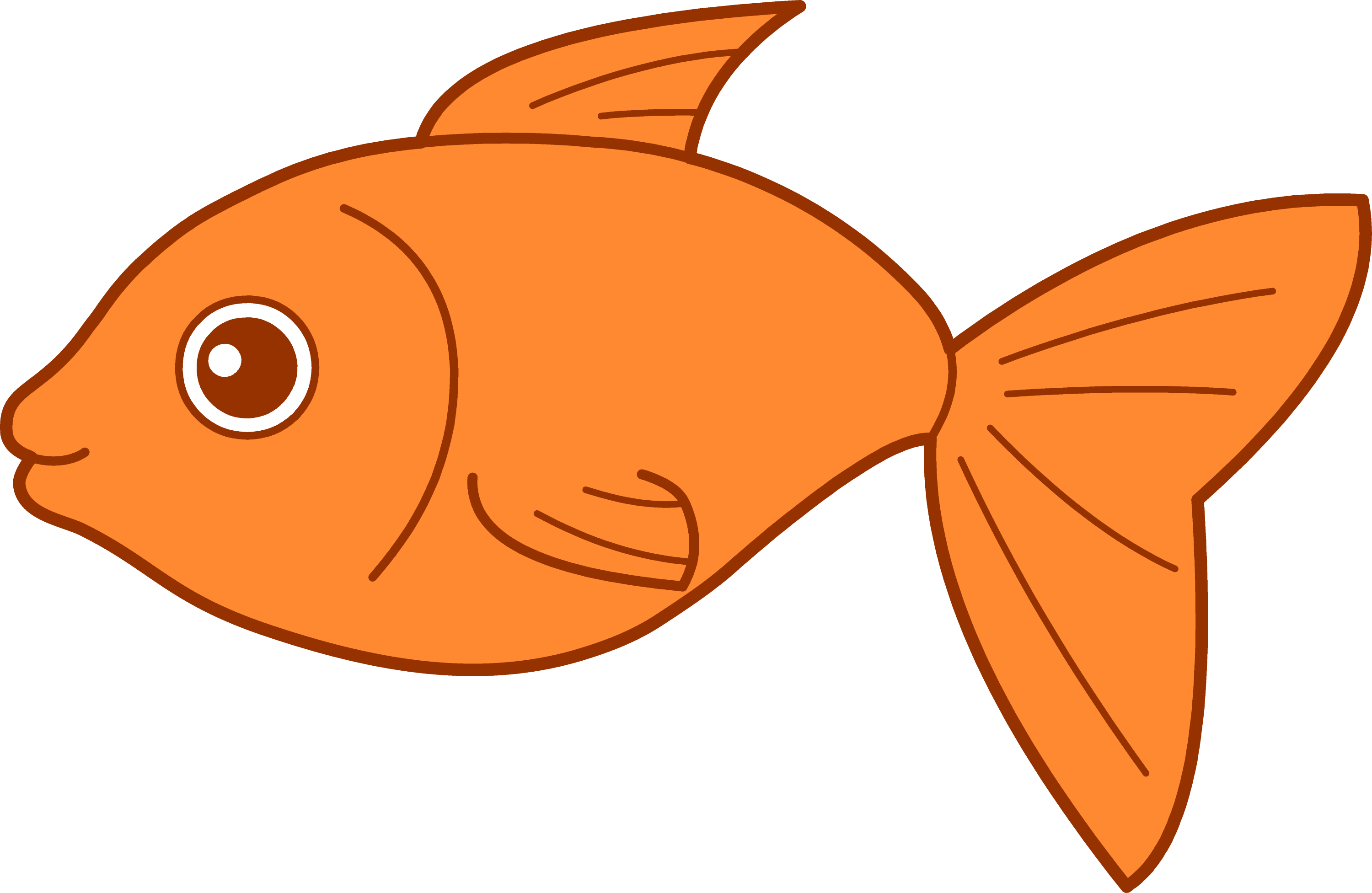 free clipart goldfish - photo #4