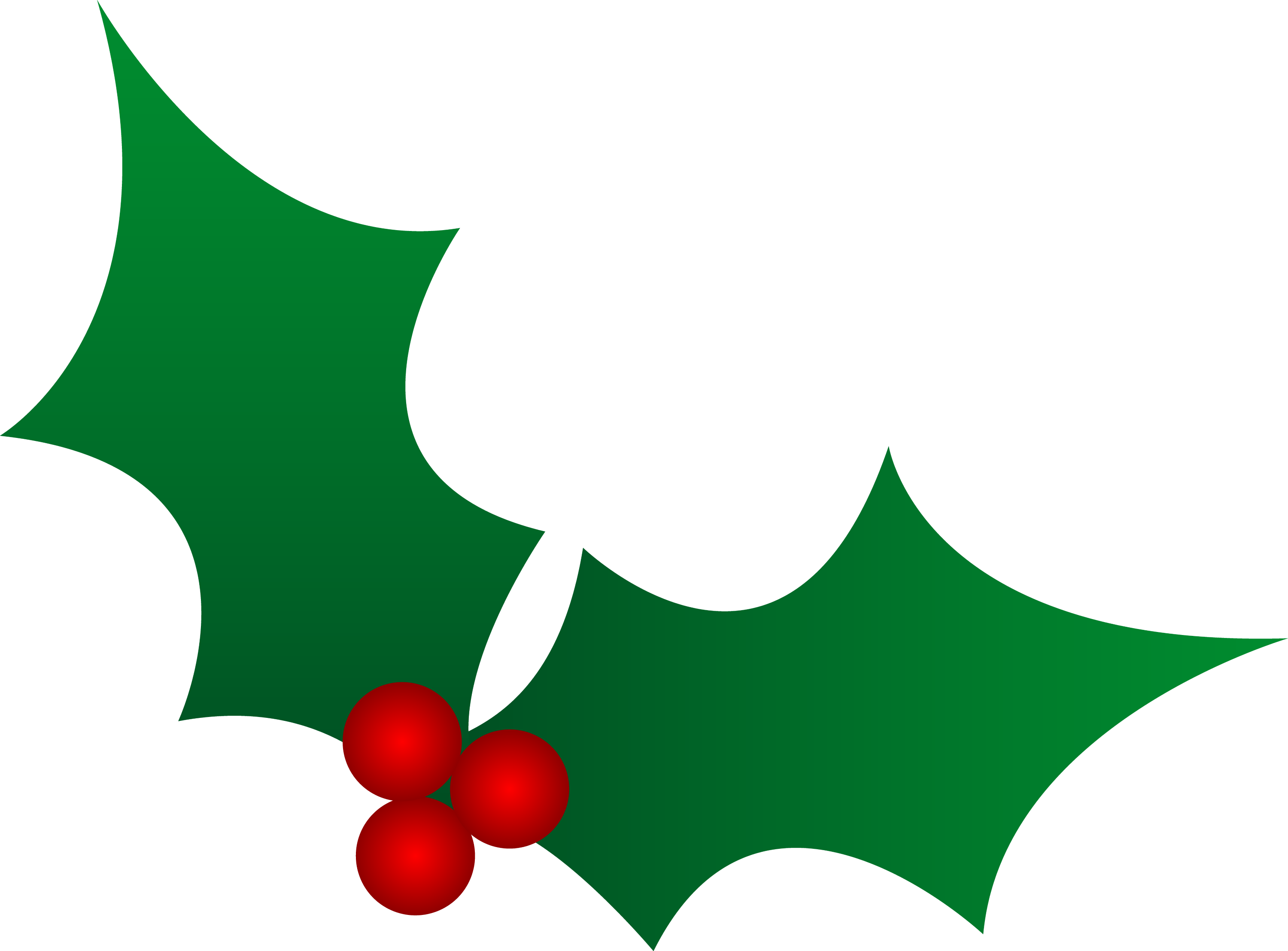 clipart christmas holly - photo #7