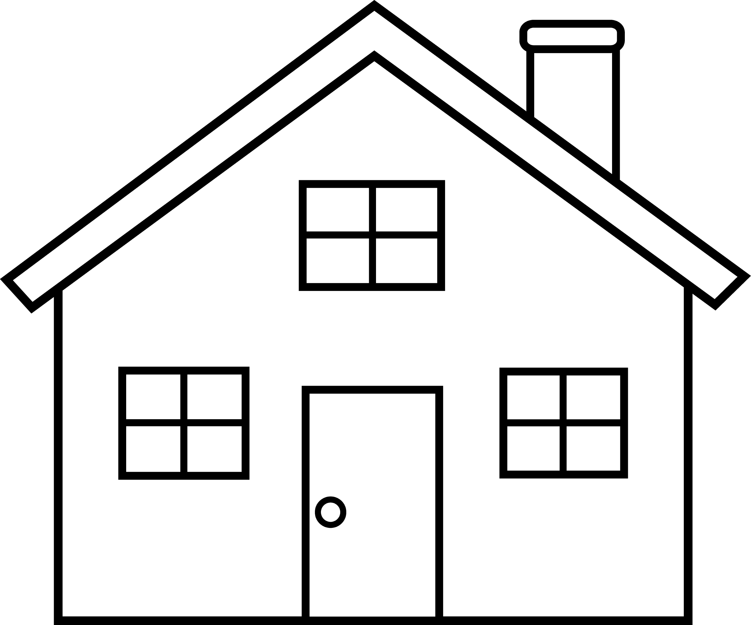 house clipart coloring - photo #1