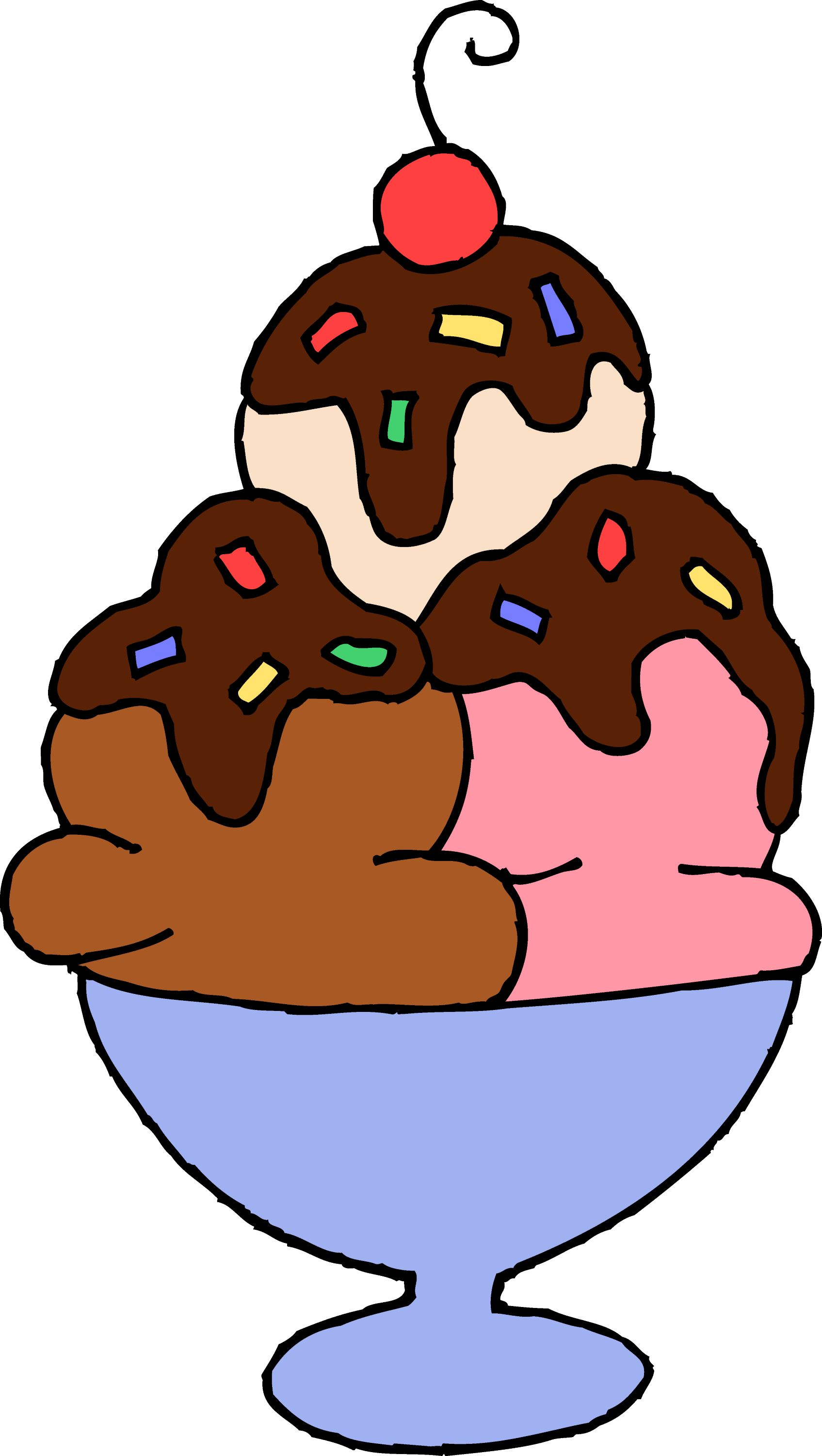 clipart ice cream sundae - photo #1