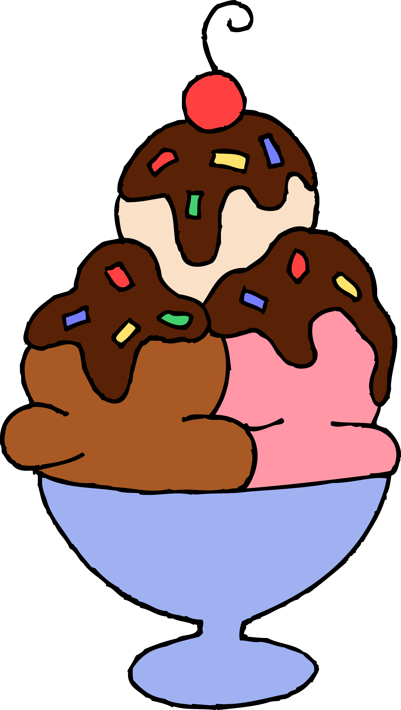 bowl of ice cream clipart - photo #10