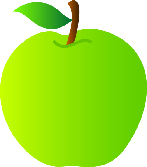 clipart green apple - photo #19