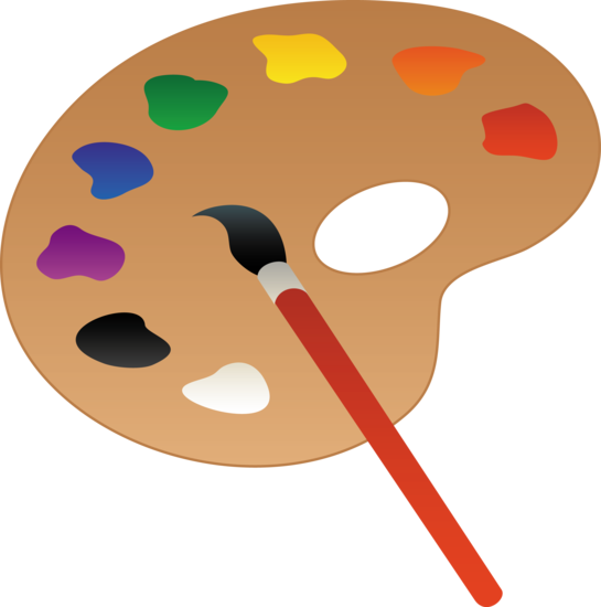 clipart art palette - photo #4