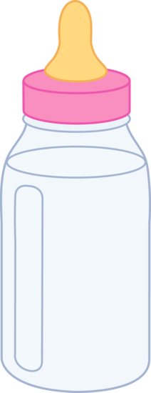 Pink Baby Bottle - Free Clip Art