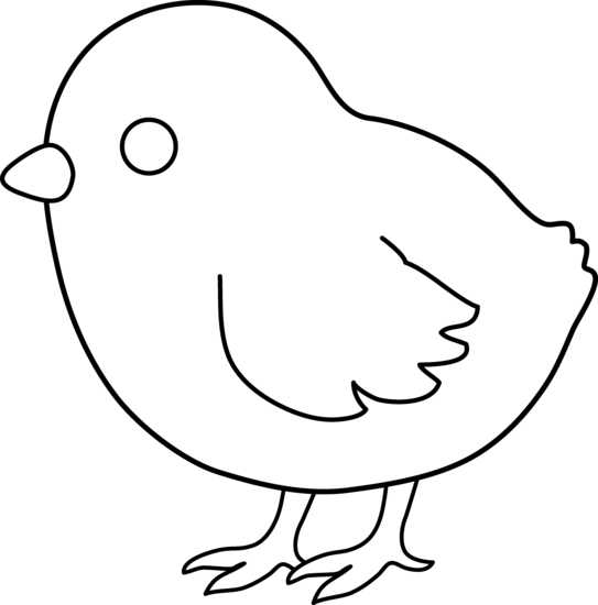 baby chick coloring pages - photo #9