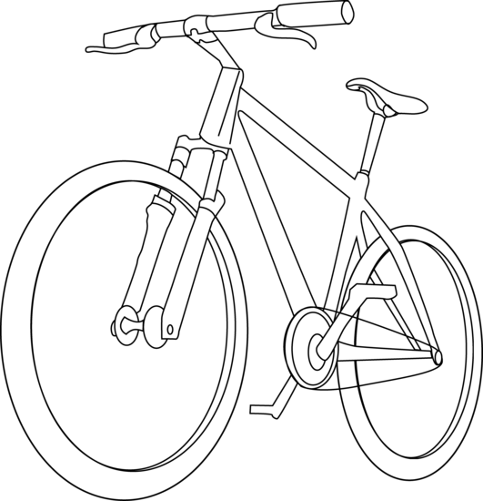 bike outline clip art - photo #31