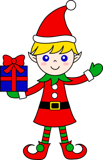 free clipart of christmas elves - photo #5
