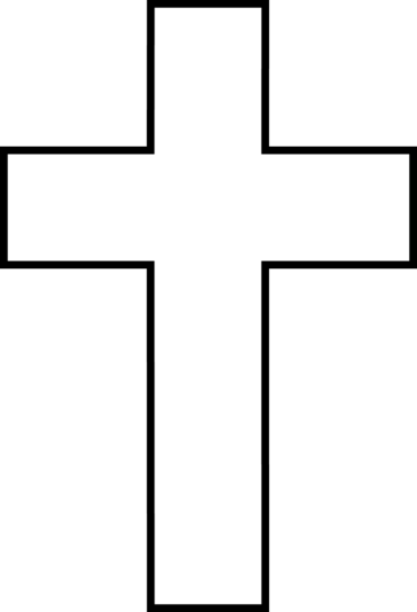 free cross clipart black and white - photo #25