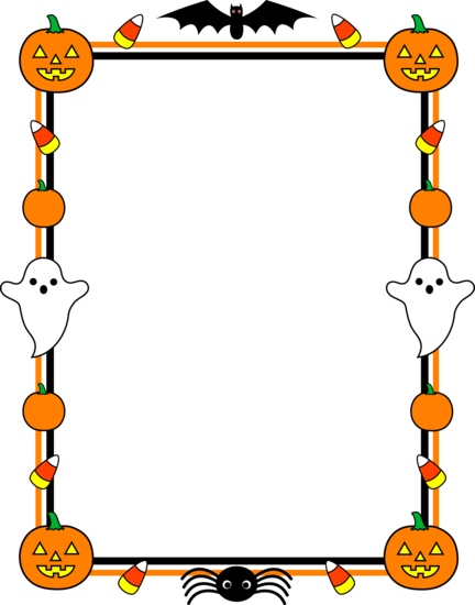 free halloween clip art borders - photo #1