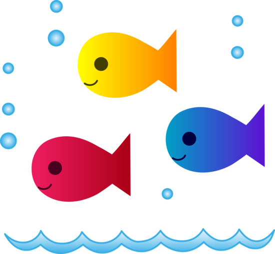 clipart of fish in water - photo #37