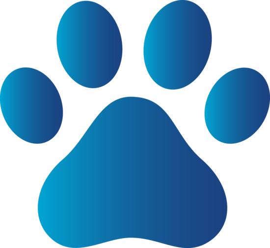 clipart- dog and cat paw prints - photo #14