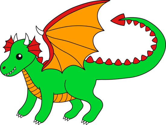 clip art cartoon dragon - photo #26