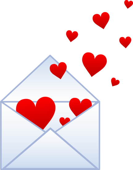 Valentines Love Note Love Note With Hearts