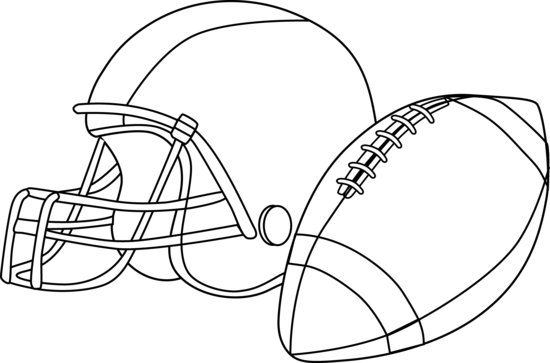 football helmet clip art black and white - photo #32