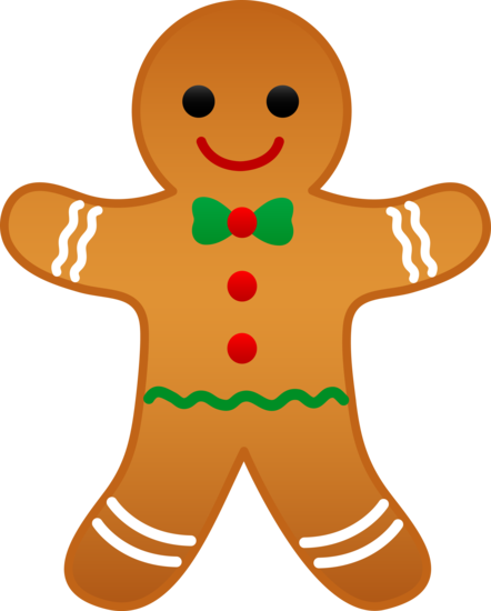 free christmas gingerbread man clipart - photo #35