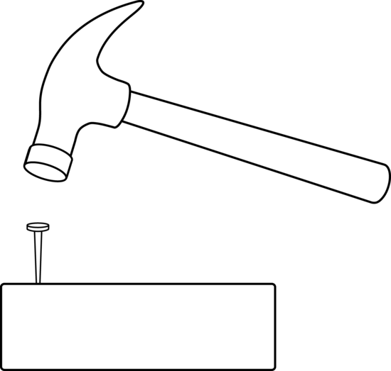 18+ Hammer And Nails Coloring Page Free Download