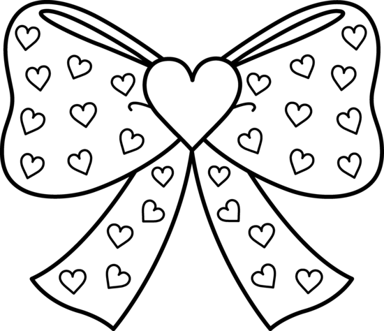 hair bow coloring pages printable - photo #5