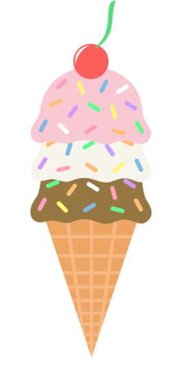 ice cream with sprinkles clipart - photo #13