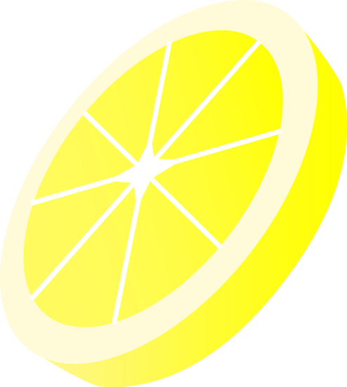 lemon slices clipart free - photo #2