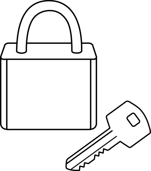 padlock coloring pages - photo #12