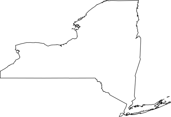 new york state map clipart - photo #7