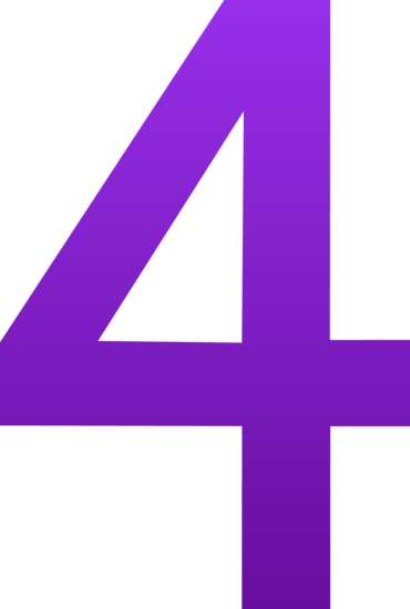 The Number Four - Free Clip Art